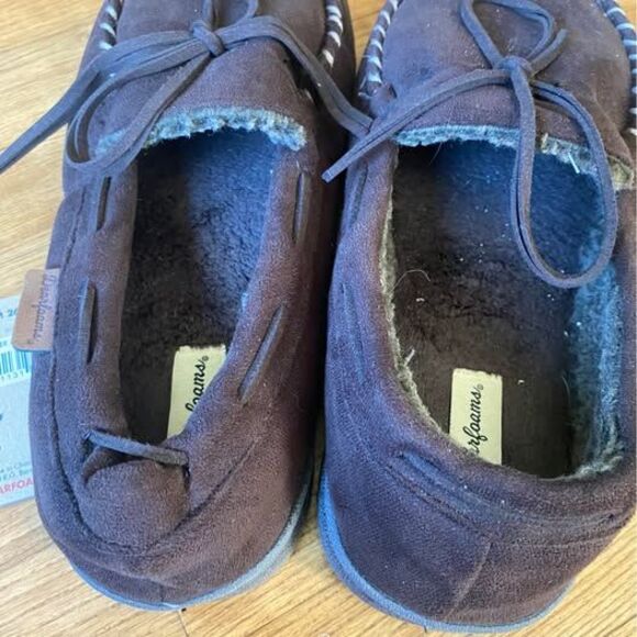 EUC Dearfoam slippers brown Men’s Lg 11/12 retail for $40 Gorpcore Loungewear main image 4